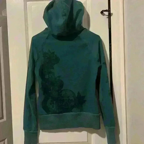 Y2K Vintage Sugar Skull Ed Hardy Style Juniors Scrapbook Jacket size small - Picture 2 of 9